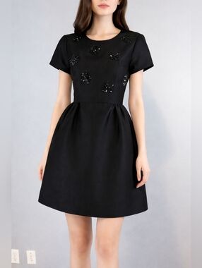 Kate Spade Jeweled  Black Dress Sz 6